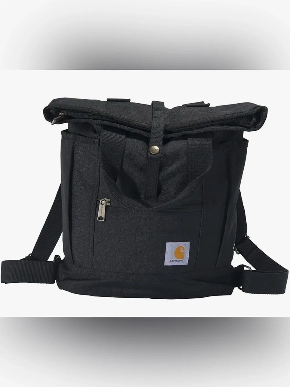 New Carhartt Gear Convertible Backpack Tote - One Size Fits All - Black